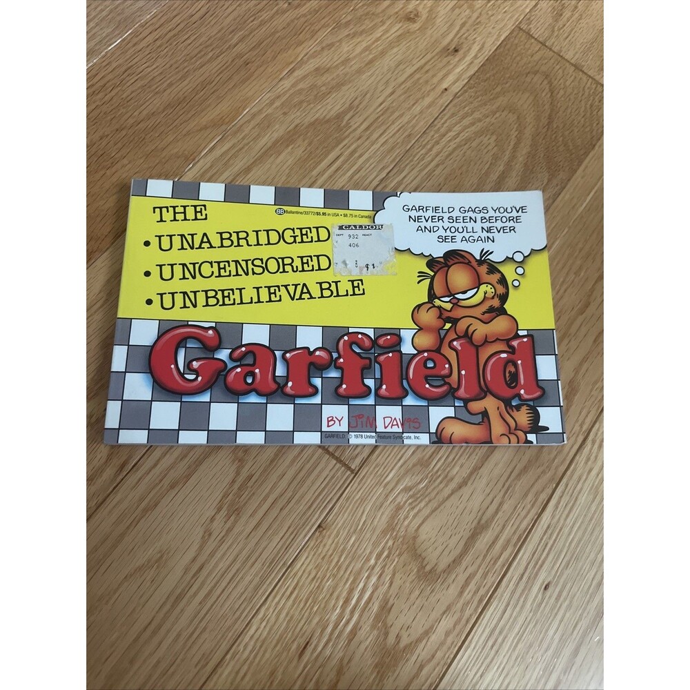 The Unabridged Uncensored Unbelievable Garfield by Jim Davis‎ Unread Excellent